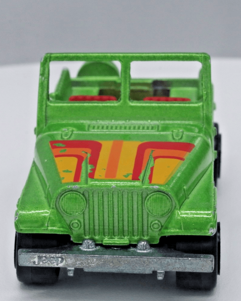 Vintage Majorette ~ JEEP #268 ~ 1/54 Green Made in France - Thumbnail 6