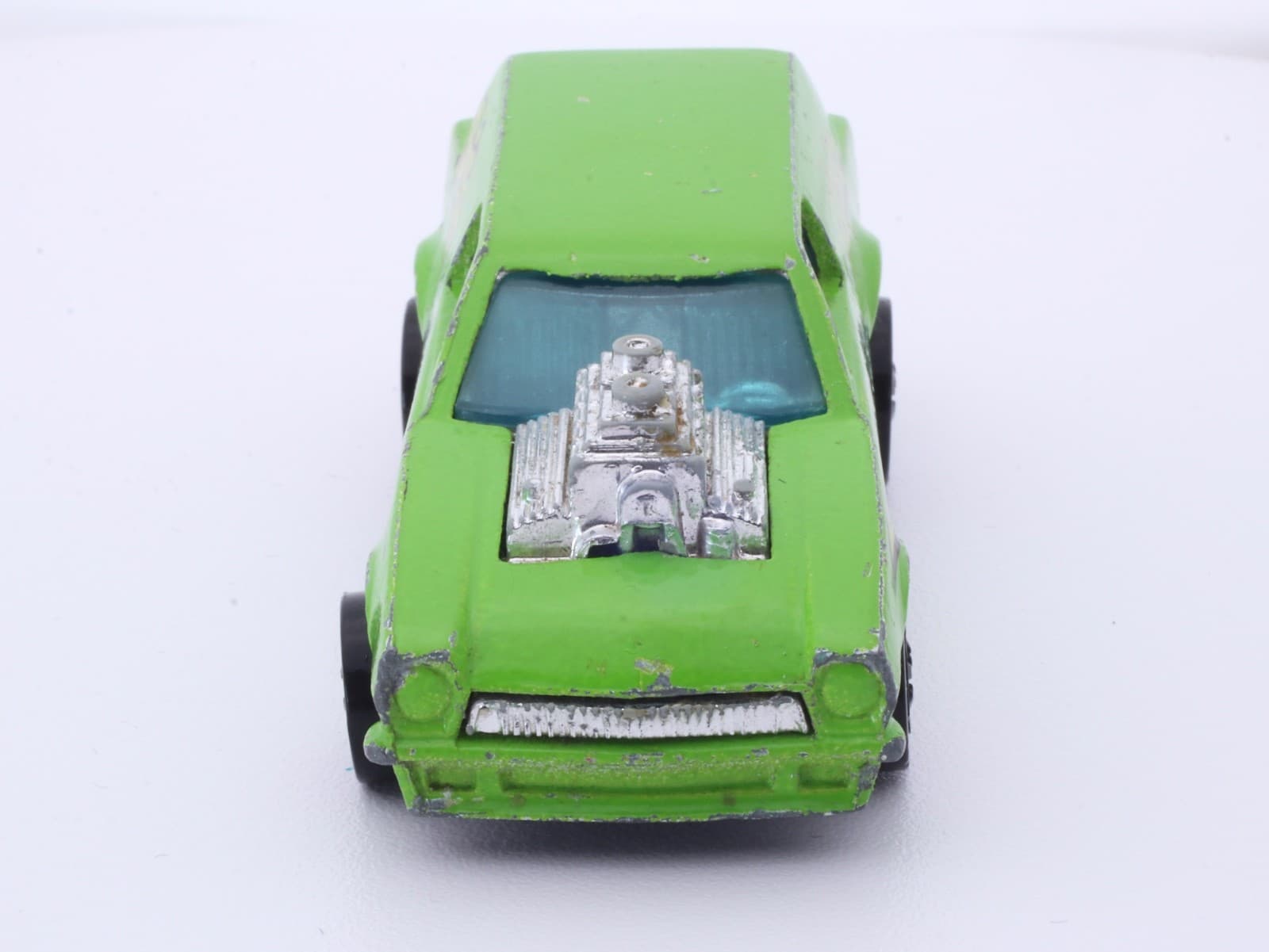 Vintage Hot Wheels Blackwall ~ 1975 POISON PINTO ~ Green Flying Colors HK - Thumbnail 8
