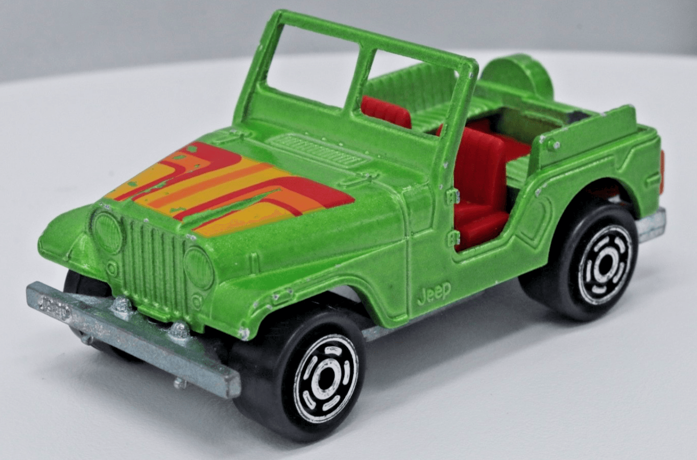 Vintage Majorette ~ JEEP #268 ~ 1/54 Green Made in France - Thumbnail 2