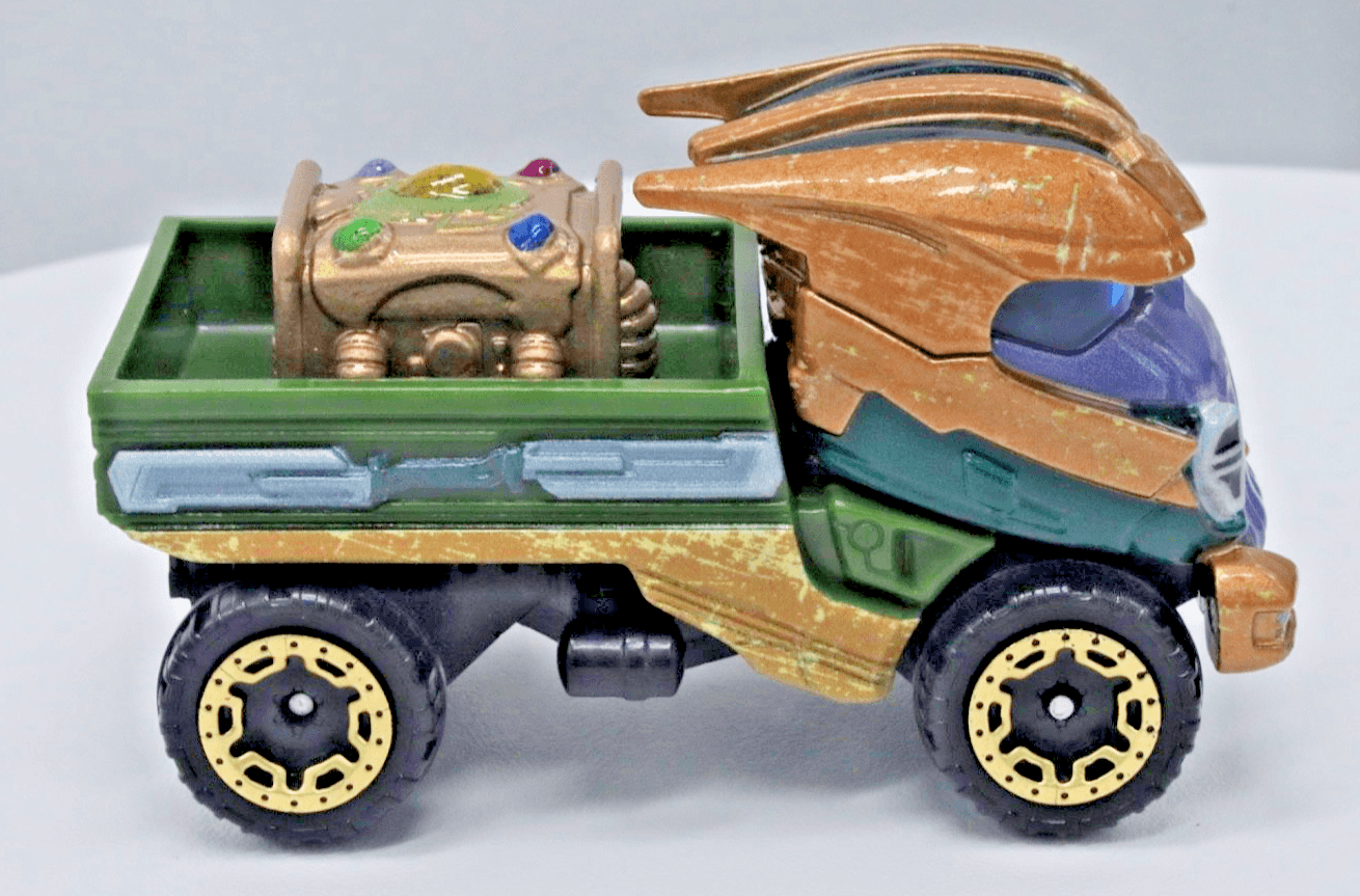 Hot Wheels ~ 2108 MARVEL THANOS CHARACTER CAR ~ 1:64 Avengers Infinity War - Thumbnail 3