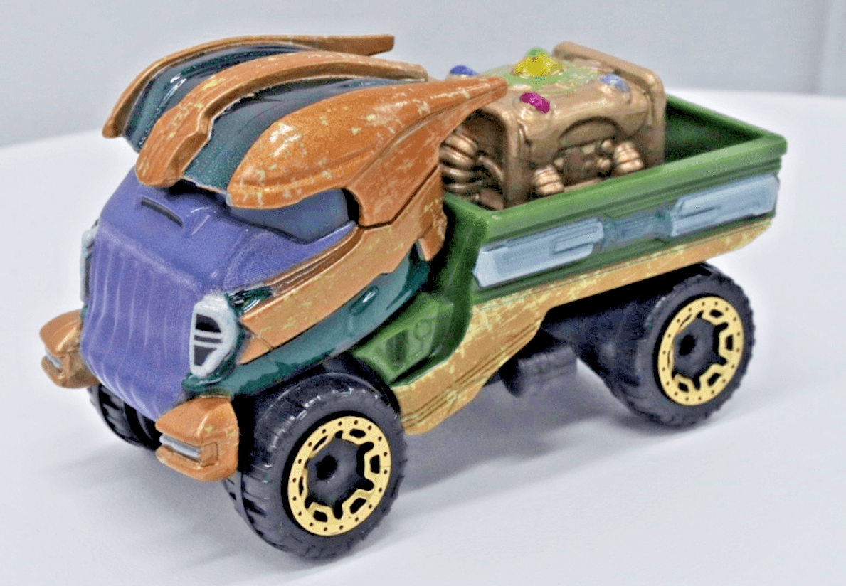 Hot Wheels ~ 2108 MARVEL THANOS CHARACTER CAR ~ 1:64 Avengers Infinity War - Thumbnail 2