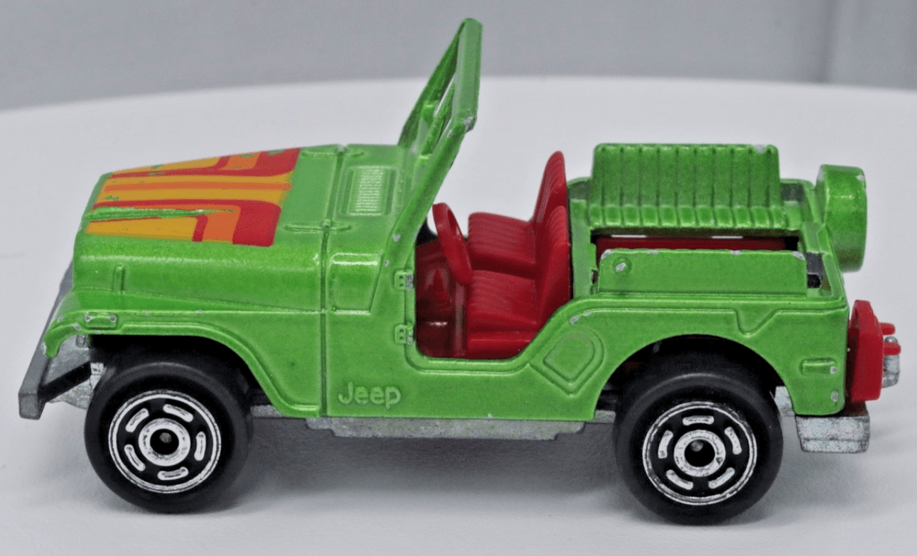 Vintage Majorette ~ JEEP #268 ~ 1/54 Green Made in France - Thumbnail 4