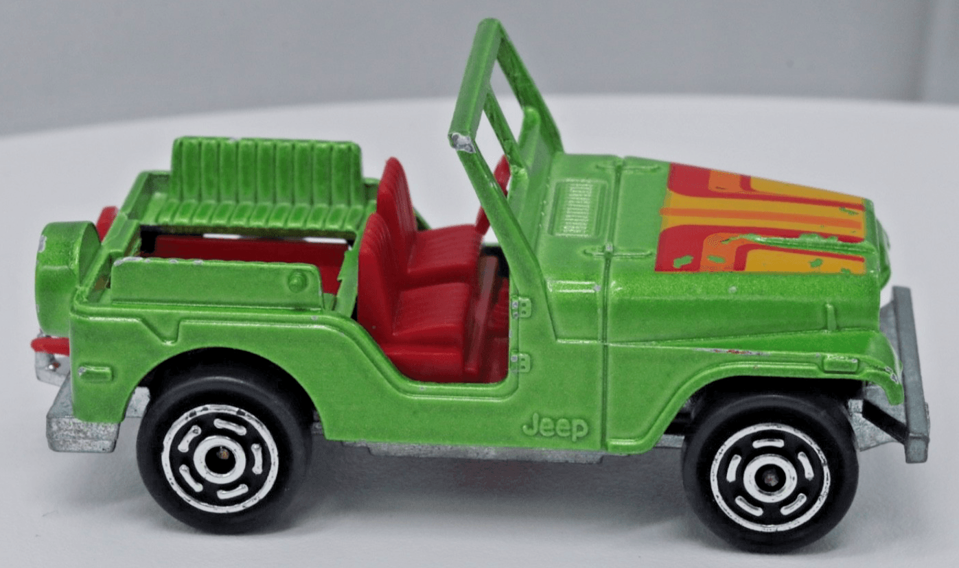 Vintage Majorette ~ JEEP #268 ~ 1/54 Green Made in France - Thumbnail 3