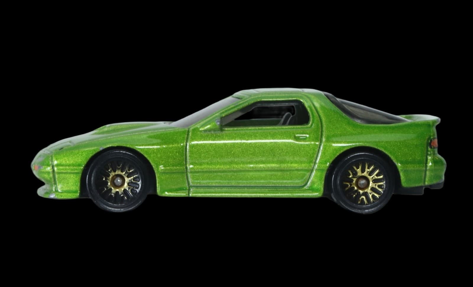 Hot Wheels 1989 MAZDA SAVANNA RX-7 ~ Green ~ 1:64 Diecast - Thumbnail 2