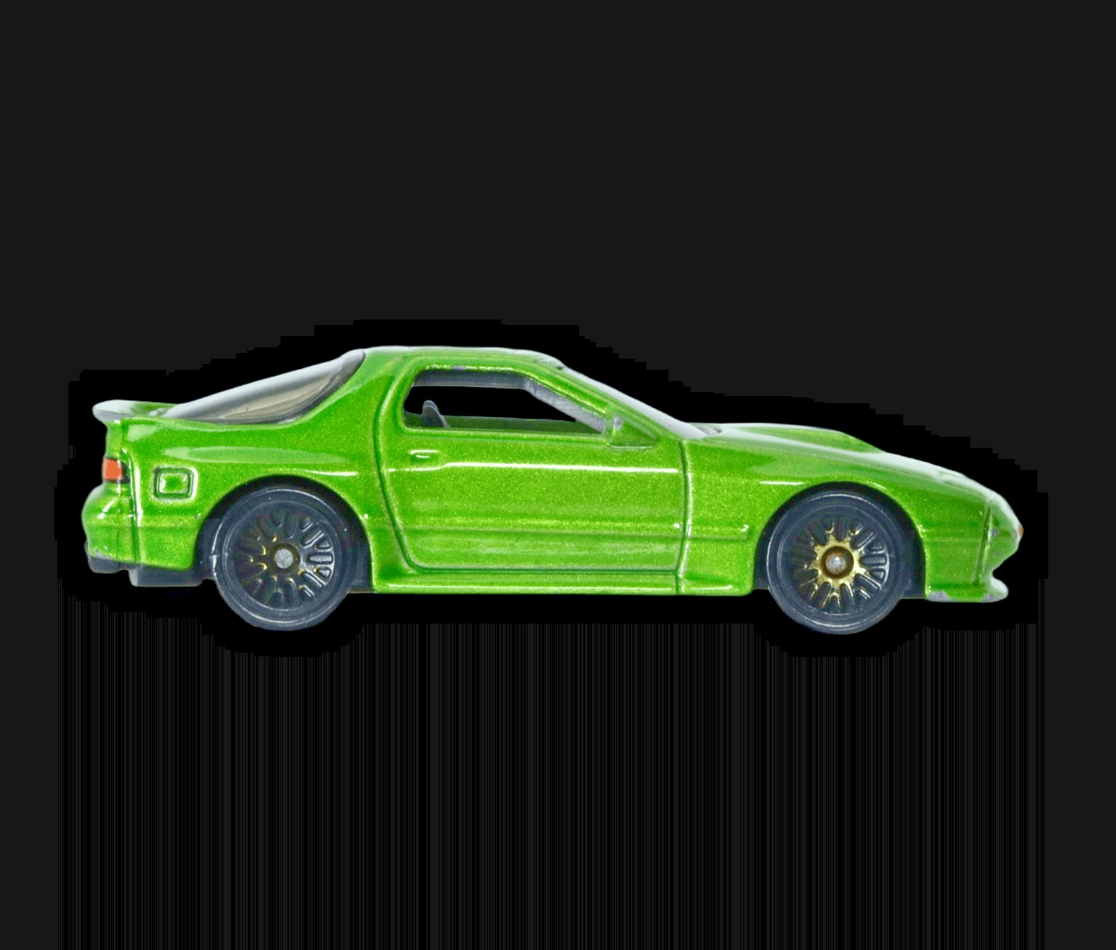 Hot Wheels 1989 MAZDA SAVANNA RX-7 ~ Green ~ 1:64 Diecast