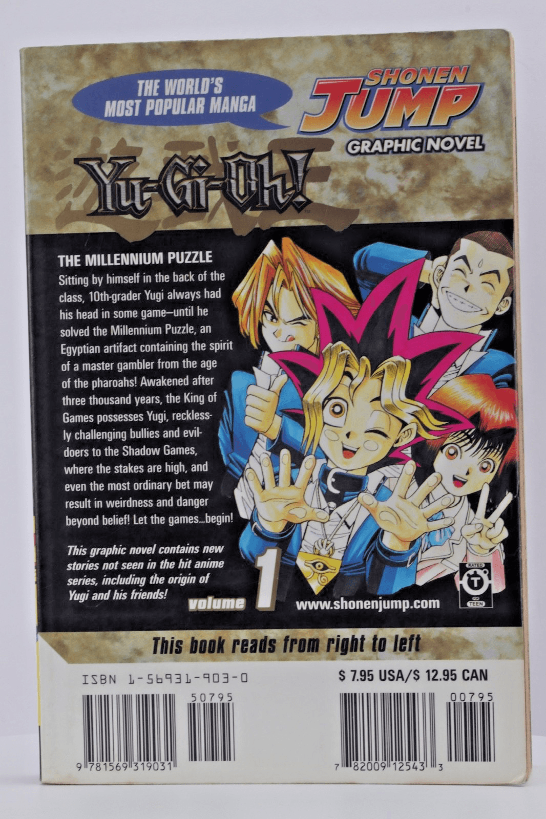 Yu-Gi-Oh! (Voumel 1, Eng Vers) ~ Manga ~ Kazuki Takahashi ~ Shonen Jump Graphic - Thumbnail 3