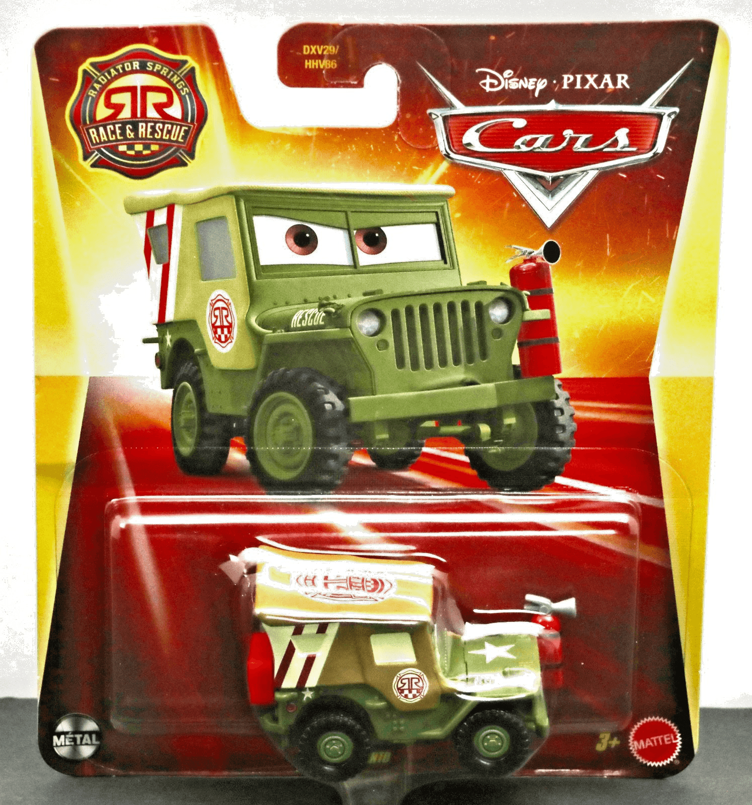 2025 Mattel Disney Pixar Cars ~ SARGE 1:55 Diecast Jeep NIP - Thumbnail 2