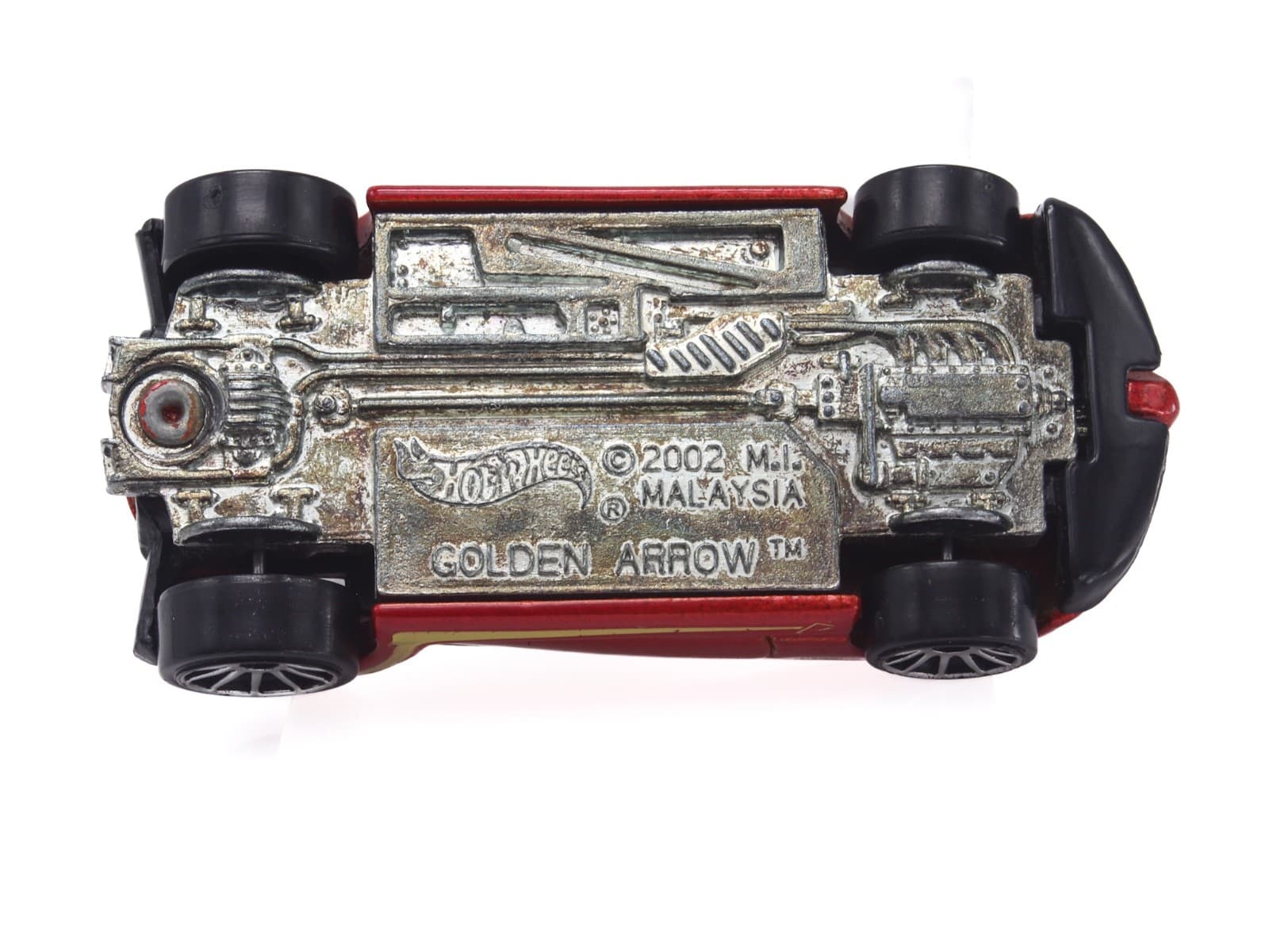 Hot Wheels First Editions ~ 2002 GOLDEN ARROW (029) ~ 17/42 Red Diecast Car - Thumbnail 10