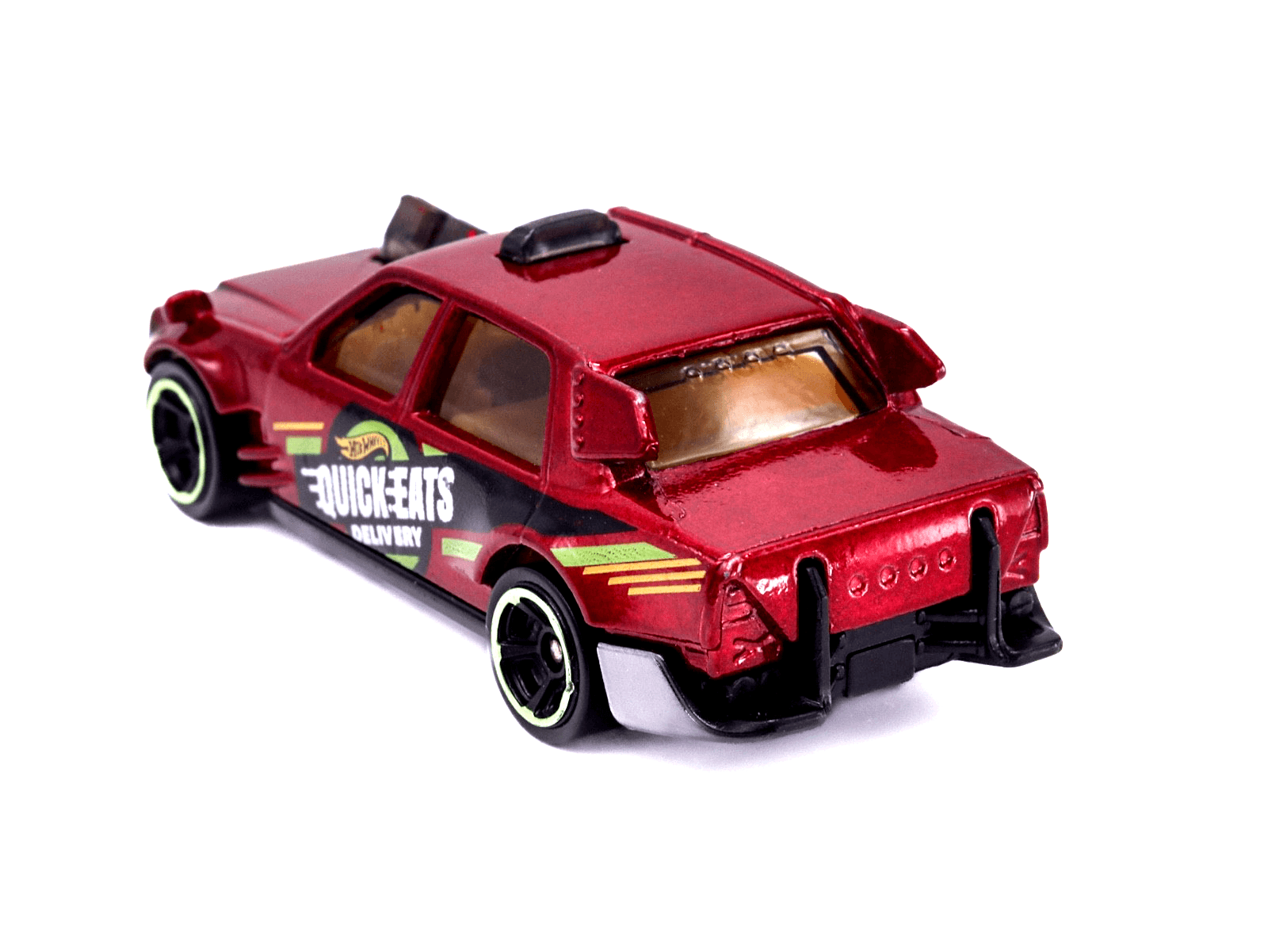 2021 Hot Wheels City 5-Pack ~ TIME ATTAXI ~ Loose Red/Yellow Quick-Eats 1/64 - Thumbnail 5