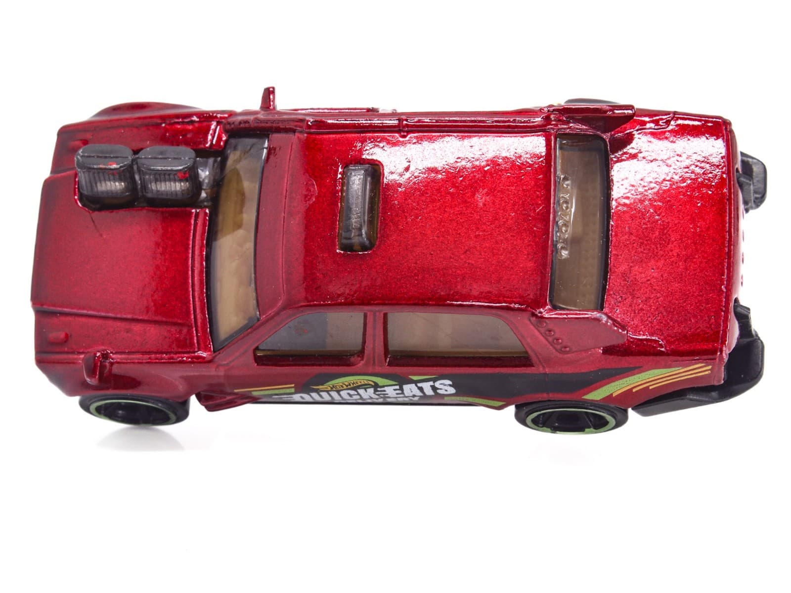 2021 Hot Wheels City 5-Pack ~ TIME ATTAXI ~ Loose Red/Yellow Quick-Eats 1/64 - Thumbnail 9