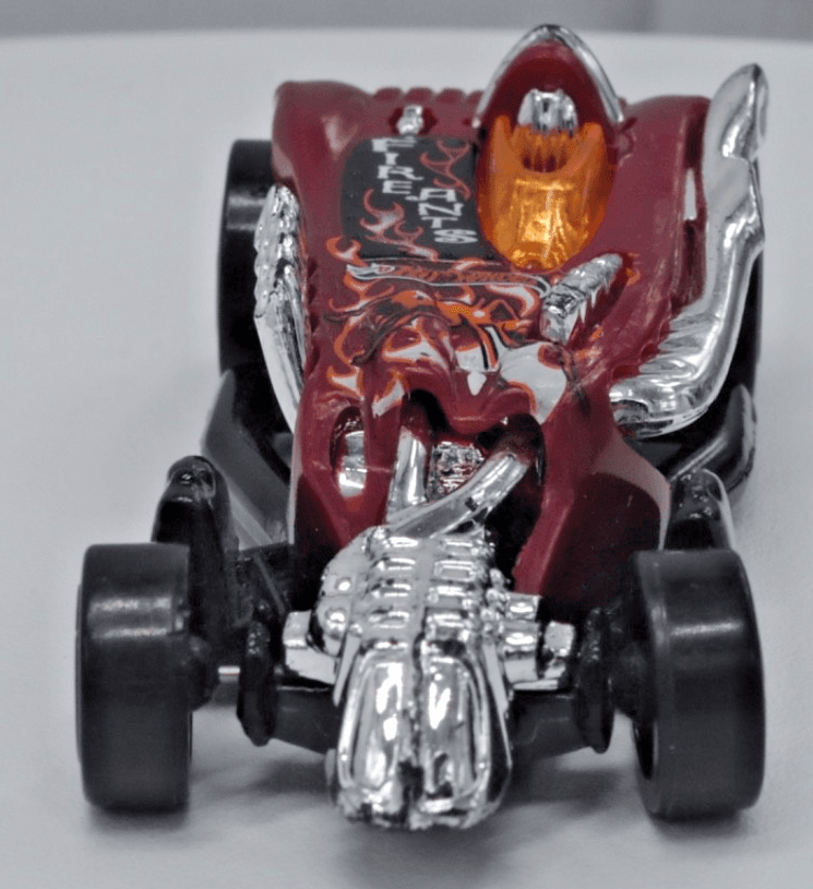 1996 Hot Wheels Fire Ants ~ SALTFLAT RACER ~ Collector #520 Red 1:64 Diecast - Thumbnail 5