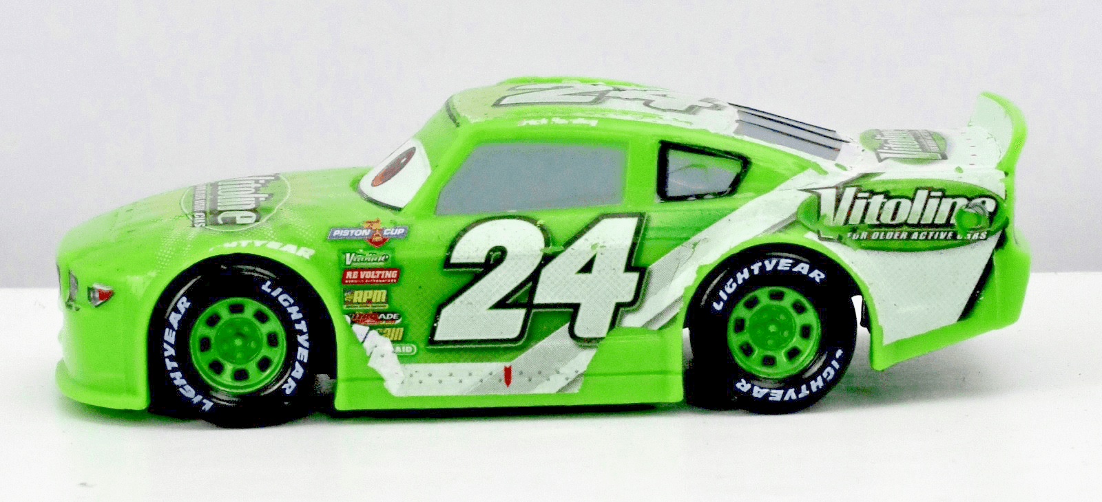 Mattel Disney Pixar Cars 3 ~ BRICK YARDLEY #24 Vitoline ~ 1:55 Diecast Toy Car - Thumbnail 2