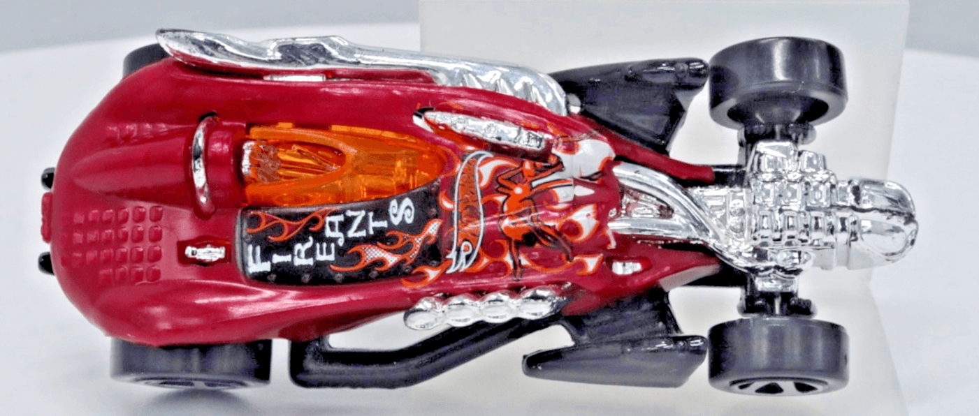 1996 Hot Wheels Fire Ants ~ SALTFLAT RACER ~ Collector #520 Red 1:64 Diecast - Thumbnail 7
