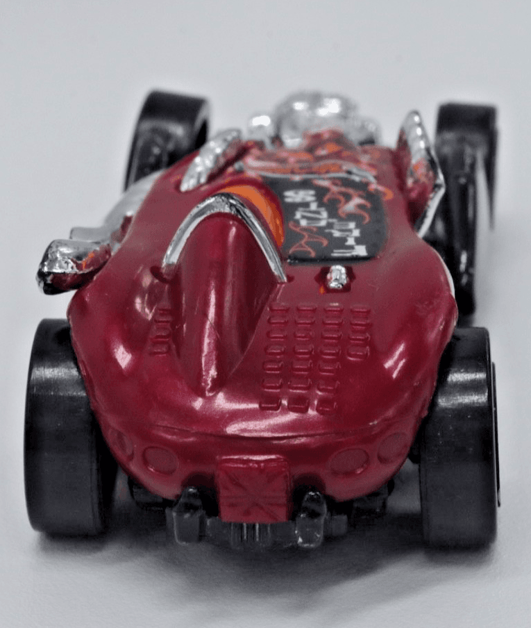 1996 Hot Wheels Fire Ants ~ SALTFLAT RACER ~ Collector #520 Red 1:64 Diecast - Thumbnail 6
