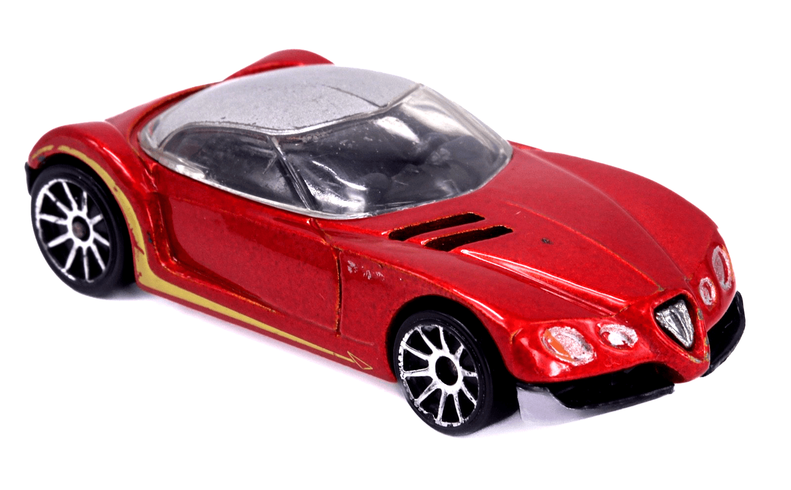 Hot Wheels First Editions ~ 2002 GOLDEN ARROW (029) ~ 17/42 Red Diecast Car