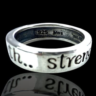 “Strength” Sterling Silver - Thumbnail 3