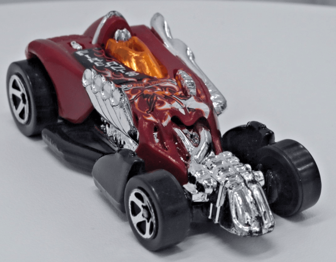 1996 Hot Wheels Fire Ants ~ SALTFLAT RACER ~ Collector #520 Red 1:64 Diecast