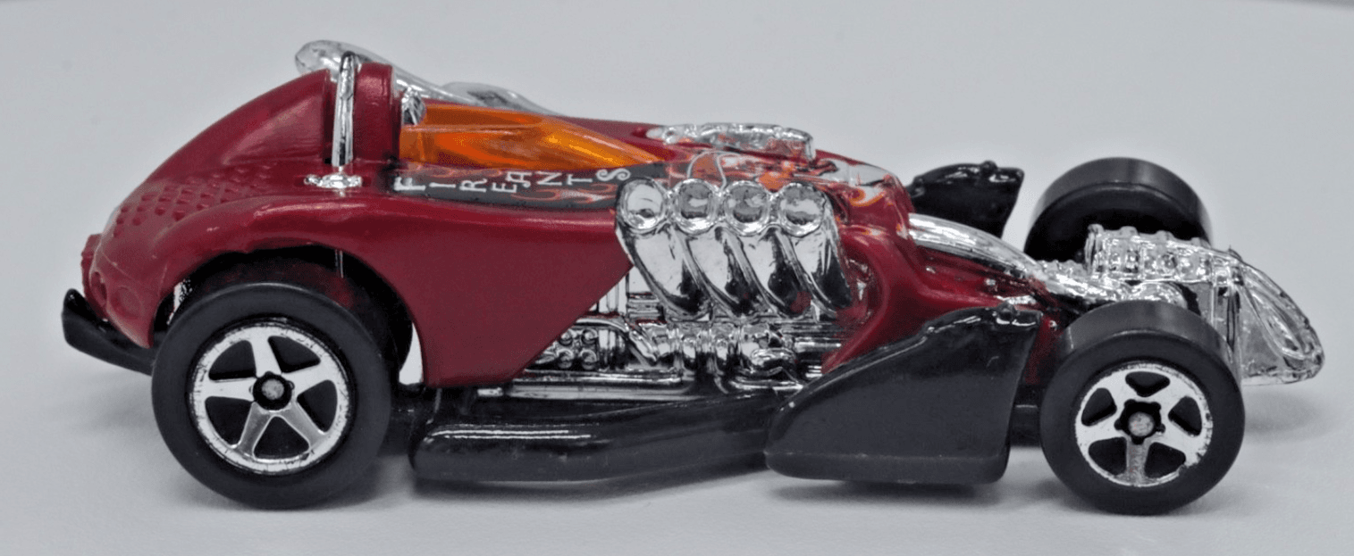 1996 Hot Wheels Fire Ants ~ SALTFLAT RACER ~ Collector #520 Red 1:64 Diecast - Thumbnail 3