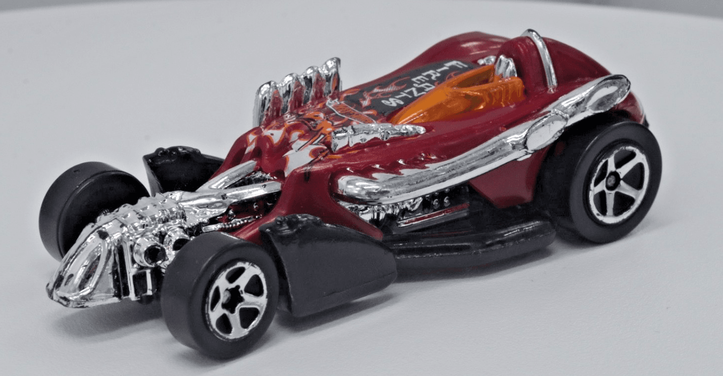1996 Hot Wheels Fire Ants ~ SALTFLAT RACER ~ Collector #520 Red 1:64 Diecast - Thumbnail 2