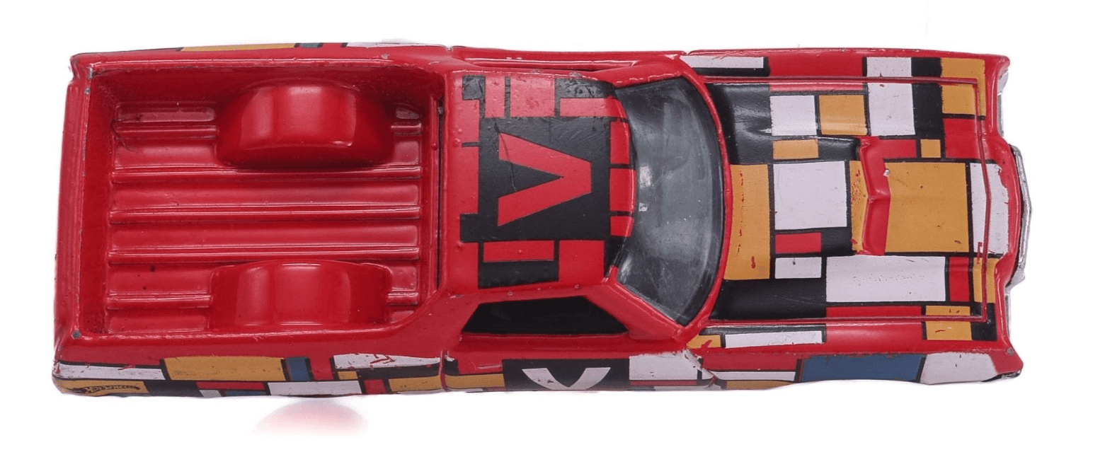 2023 Hot Wheels Art Cars ~ 1972 FORD RANCHERO (9/10) ~ Red 142/250 Diecast 1/64 - Thumbnail 9