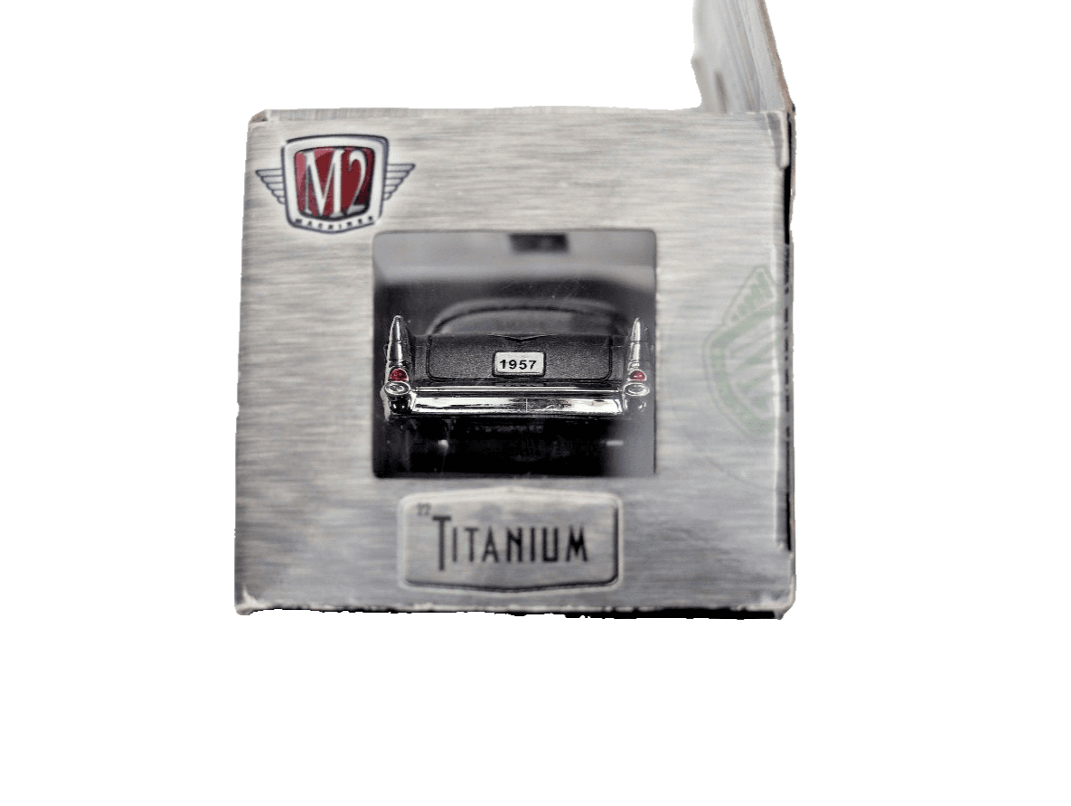 M2 Machines Titanium 1957 CHEVROLET BEL AIR ~ 1:64 ~ Diecast Toy Car ~ T101 - Thumbnail 3