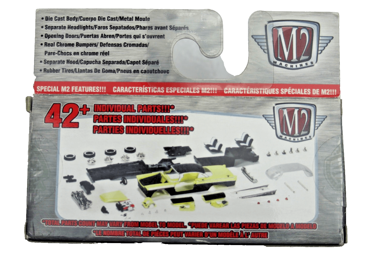 M2 Machines Titanium 1957 CHEVROLET BEL AIR ~ 1:64 ~ Diecast Toy Car ~ T101 - Thumbnail 5