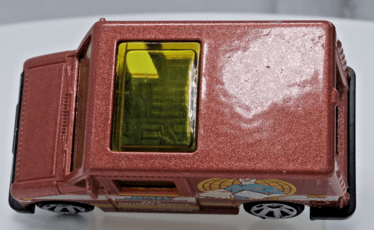 2015 Matchbox MB993 ~ JPMV DELIVERY SERVICE TRUCK ~ Copper 1:68 Diecast - Thumbnail 7