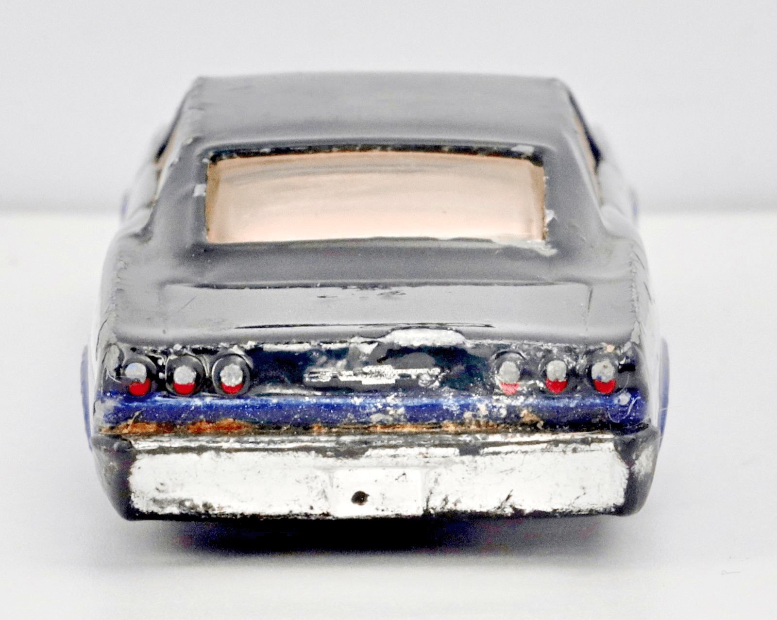 1998 Hot Wheels 1965 IMPALA LOWRIDER ~ 1st ED ~ Black Blue #635 - Thumbnail 3
