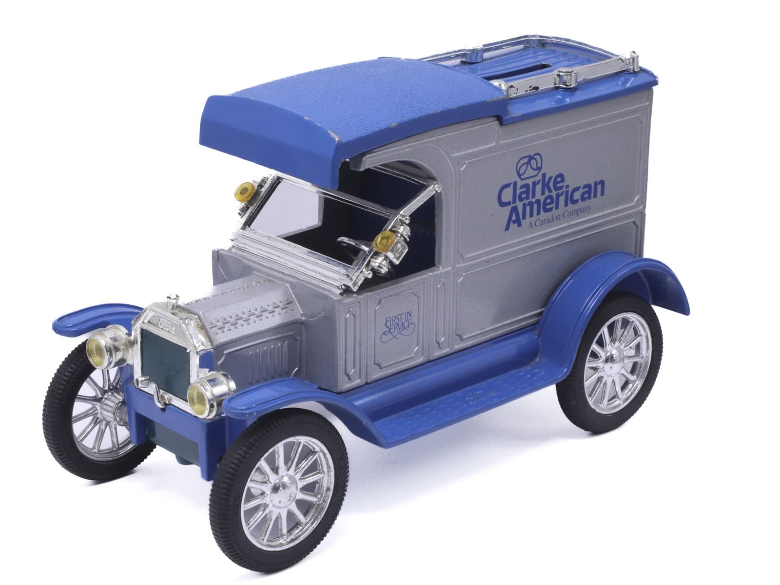 1996 Ertl Clarke American ~ 1913 FORD MODEL T Coin Bank ~ 1:25 - Thumbnail 2