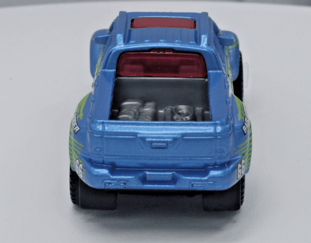 2017 Matchbox Heroic Vehicles ~ BADLANDER TRUCK ~ Blue Diecast 1/64 - Thumbnail 5