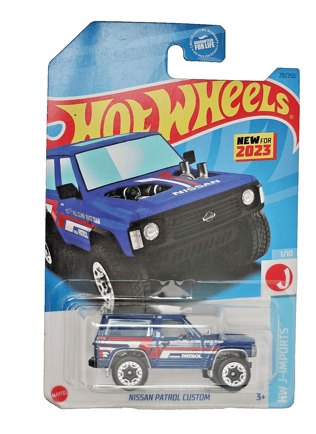 2023 Hot Wheels NISSAN PATROL CUSTOM ~ Blue ~ HW J-Imports 1/10 ~ 20/250