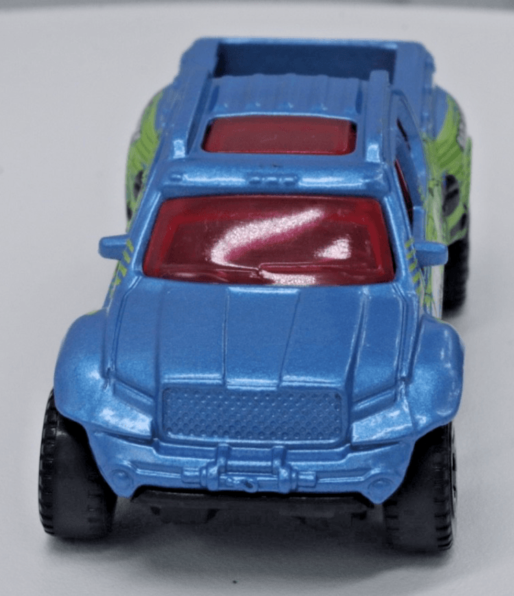 2017 Matchbox Heroic Vehicles ~ BADLANDER TRUCK ~ Blue Diecast 1/64 - Thumbnail 6