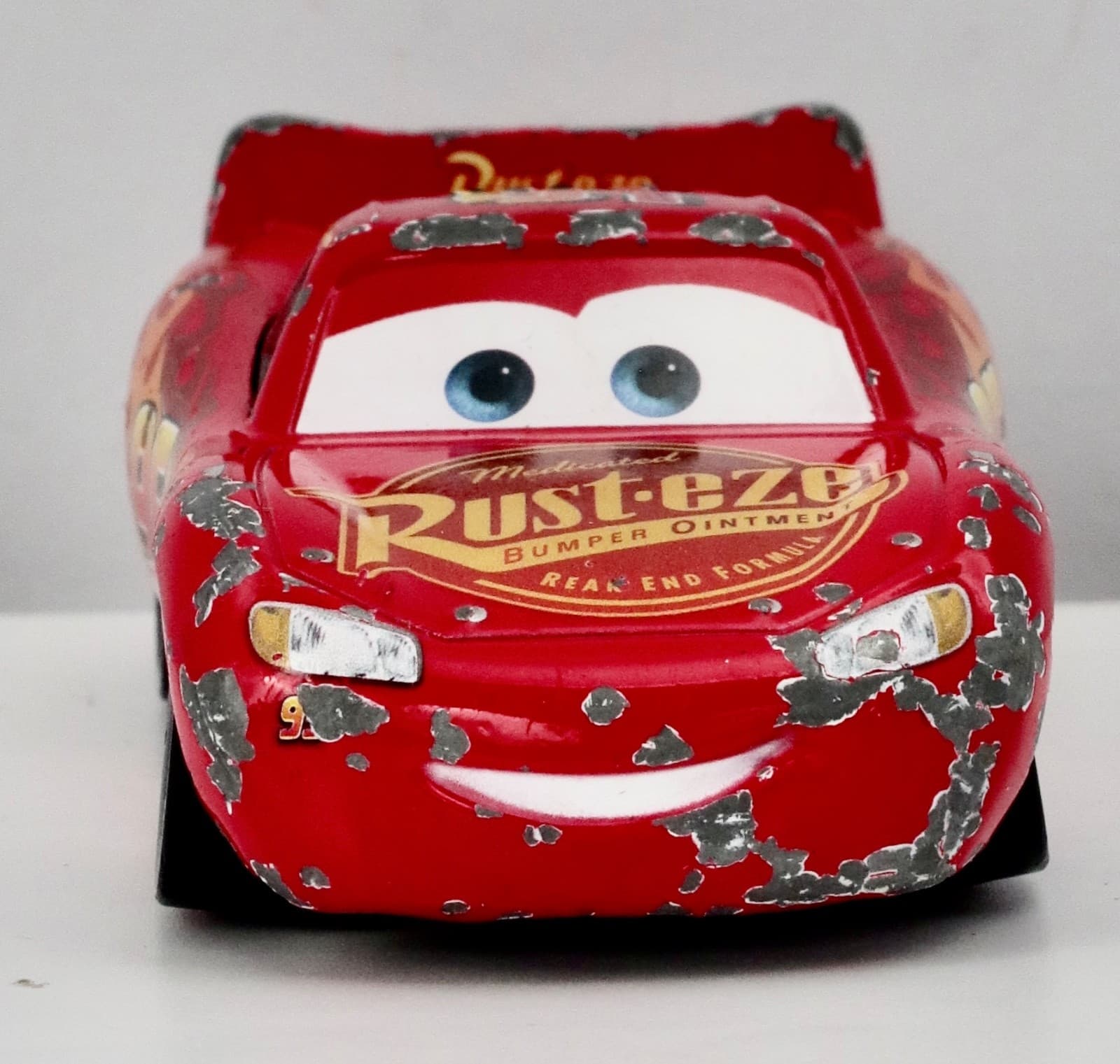 Mattel Disney Pixar Cars ~ LIGHTNING MCQUEEN RUST-EZE #95 ~ 1:55 Diecast Toy - Thumbnail 5