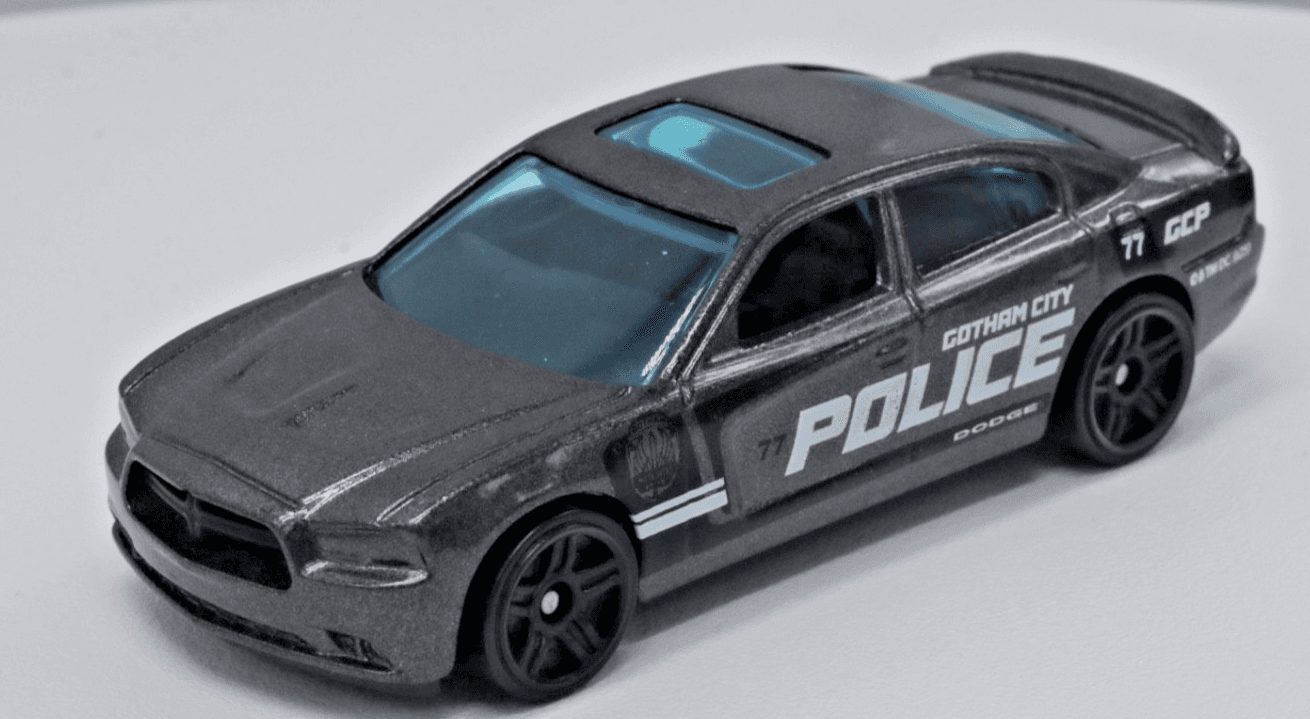 Hot Wheels ~ Gotham City Police Car ~ 2011 DODGE CHARGER RT ~ Diecast 1:64 - Thumbnail 8