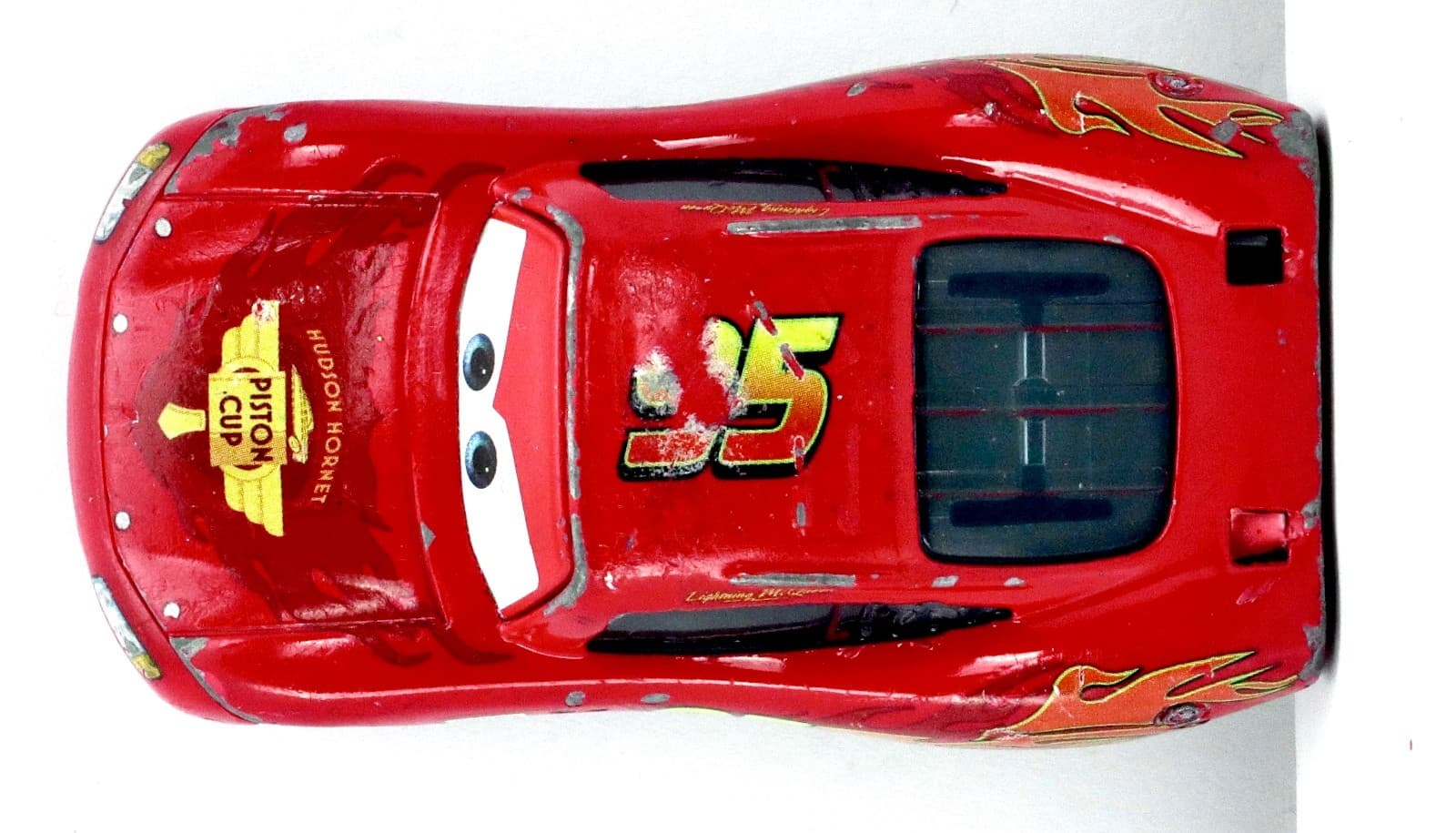 Mattel Disney Pixar Cars ~ MCQUEEN RUST-EZE #95 ~ 1:55 Diecast Toy - Thumbnail 4