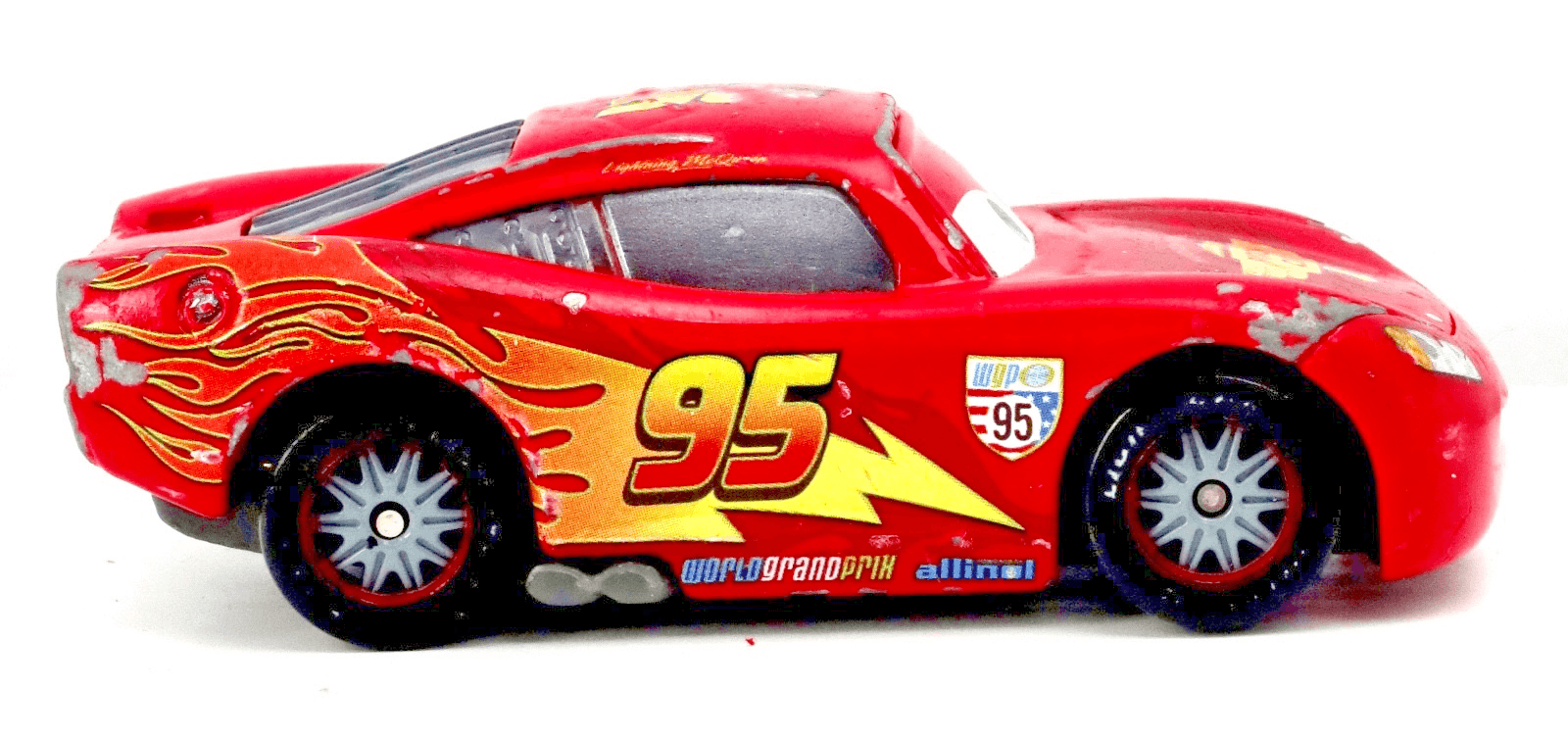 Mattel Disney Pixar Cars ~ MCQUEEN RUST-EZE #95 ~ 1:55 Diecast Toy