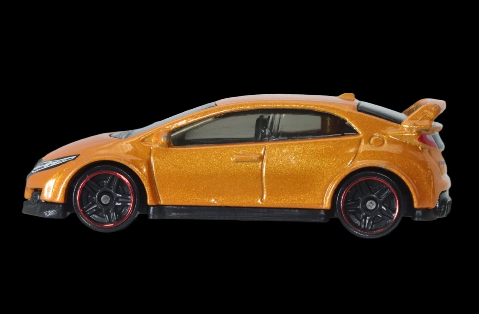 Mattel '16 HONDA CIVIC Type R ~ Orange 1:64 Diecast ~ JDM Ryu Asada - Thumbnail 3
