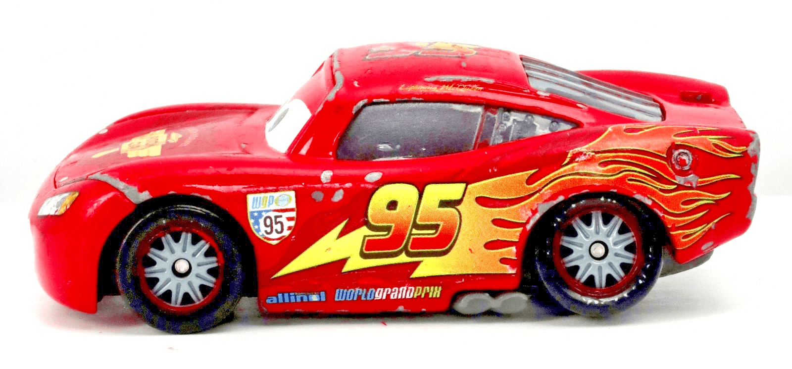 Mattel Disney Pixar Cars ~ MCQUEEN RUST-EZE #95 ~ 1:55 Diecast Toy - Thumbnail 2