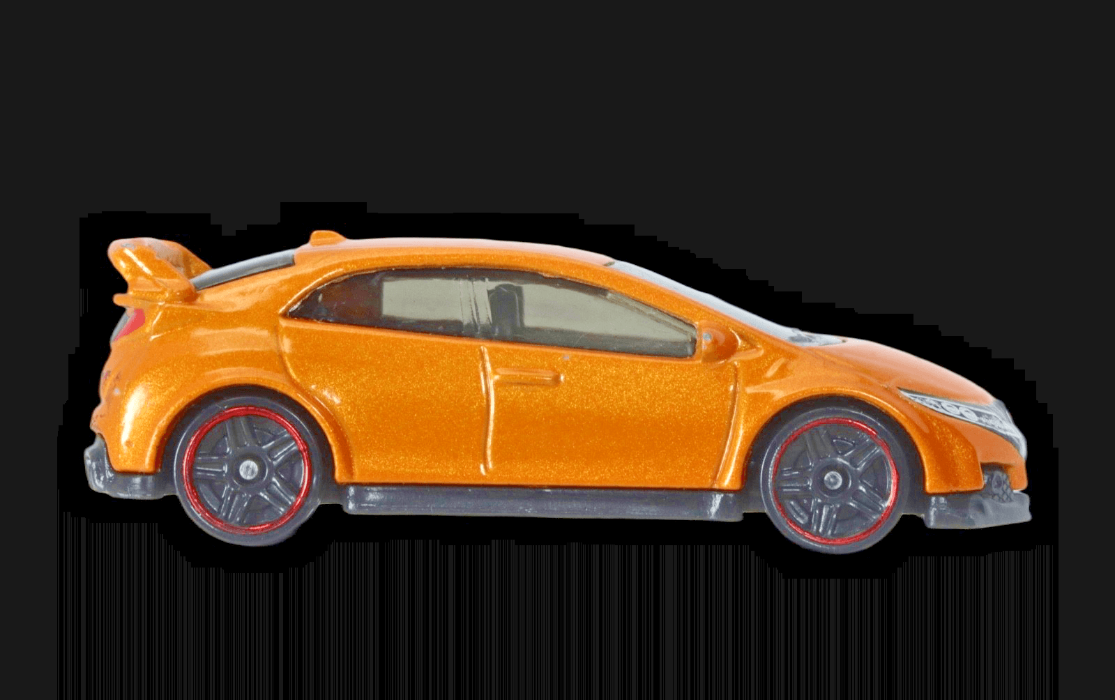 Mattel '16 HONDA CIVIC Type R ~ Orange 1:64 Diecast ~ JDM Ryu Asada