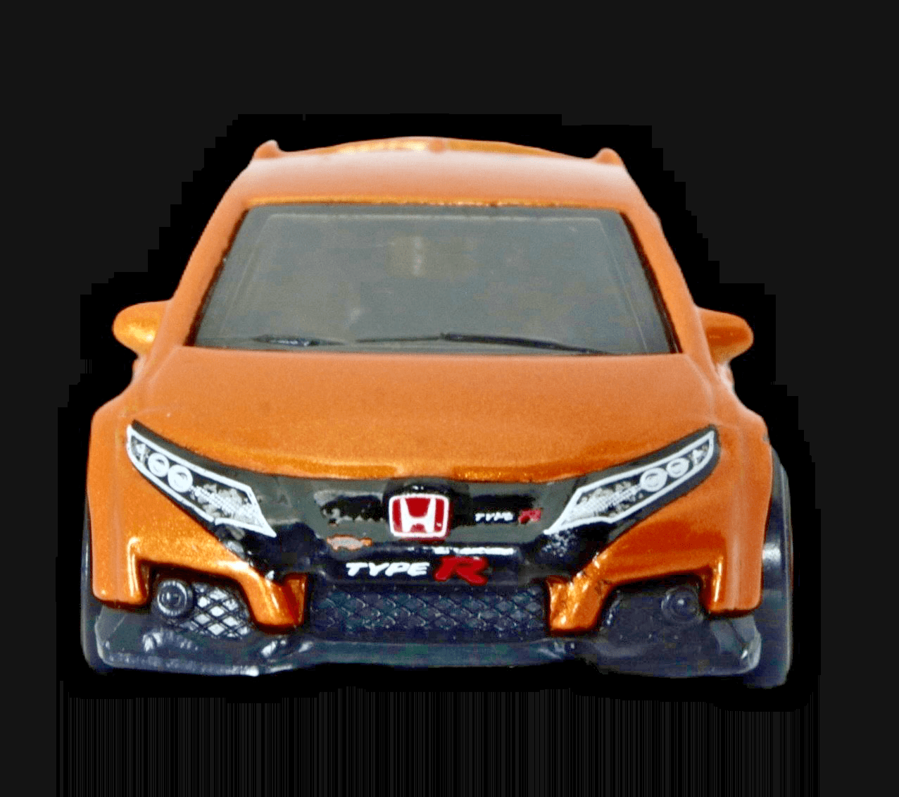 Mattel '16 HONDA CIVIC Type R ~ Orange 1:64 Diecast ~ JDM Ryu Asada - Thumbnail 2