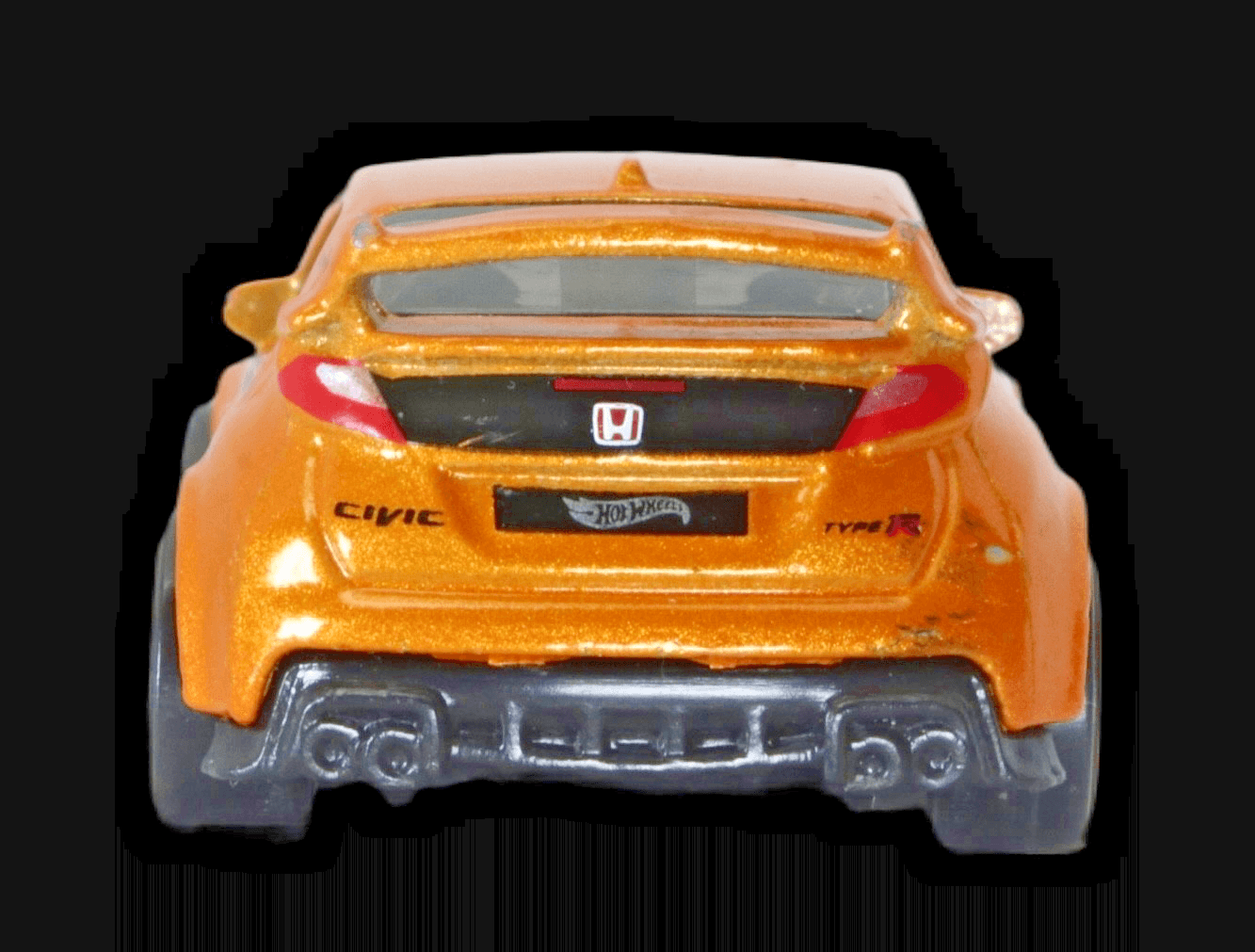 Mattel '16 HONDA CIVIC Type R ~ Orange 1:64 Diecast ~ JDM Ryu Asada - Thumbnail 4