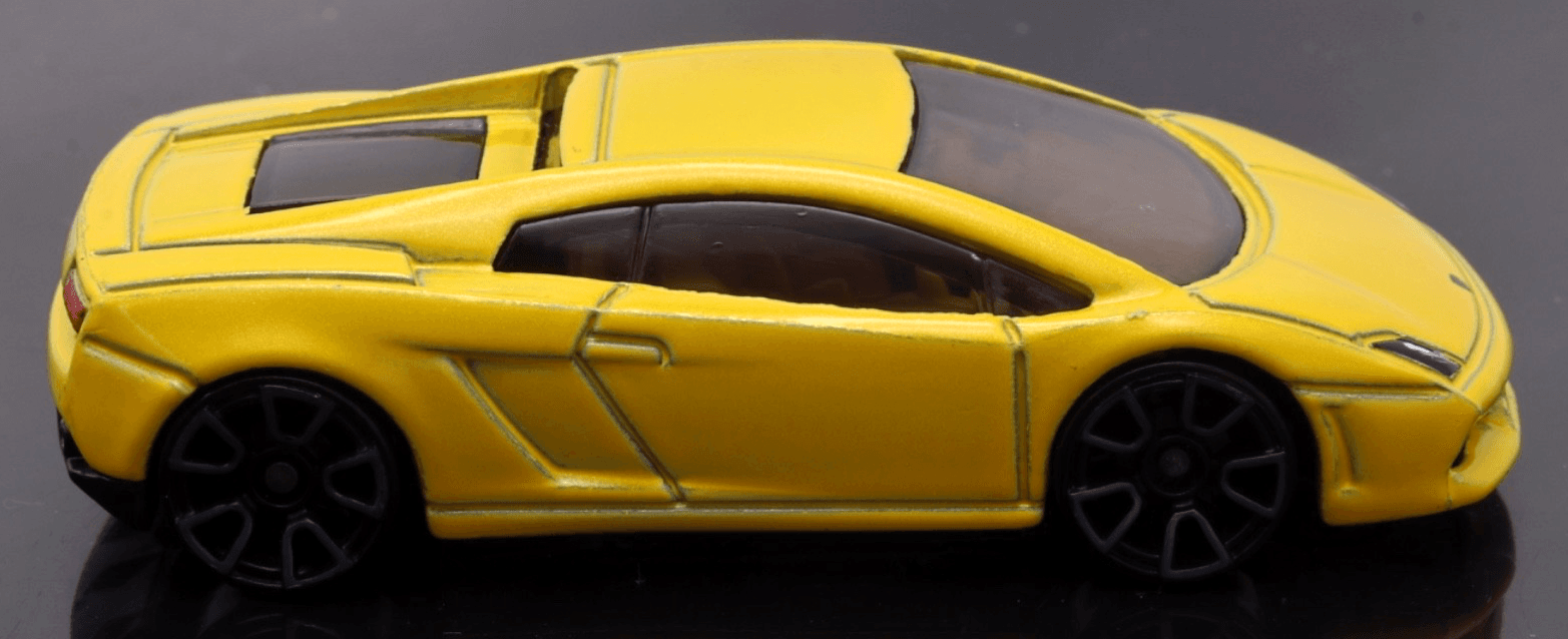 2019 Hot Wheels Multi-Pack ~ LAMBORGHINI GALLARDO LP 560-4 ~ Yellow 1:64 Diecast - Thumbnail 3
