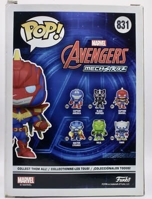 Avengers Mech Strike Captain Marvel Funko Pop #831 - Thumbnail 3