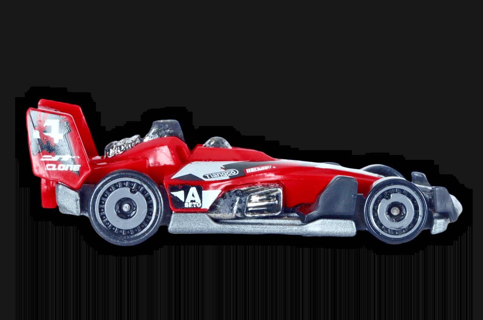 2024 Hot Wheels HW Race Day Red # 101/250 Single Seat Race Car