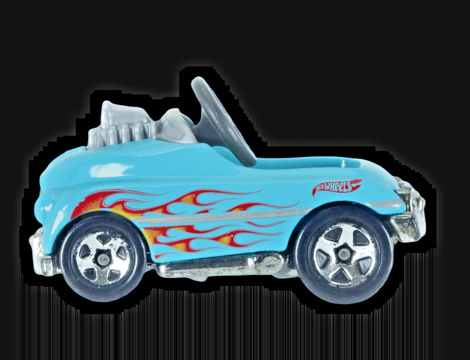 2015 Hot Wheels HW CITY PEDAL DRIVER ~ Blue Flames Surf Patrol #74 1:64 - Thumbnail 2
