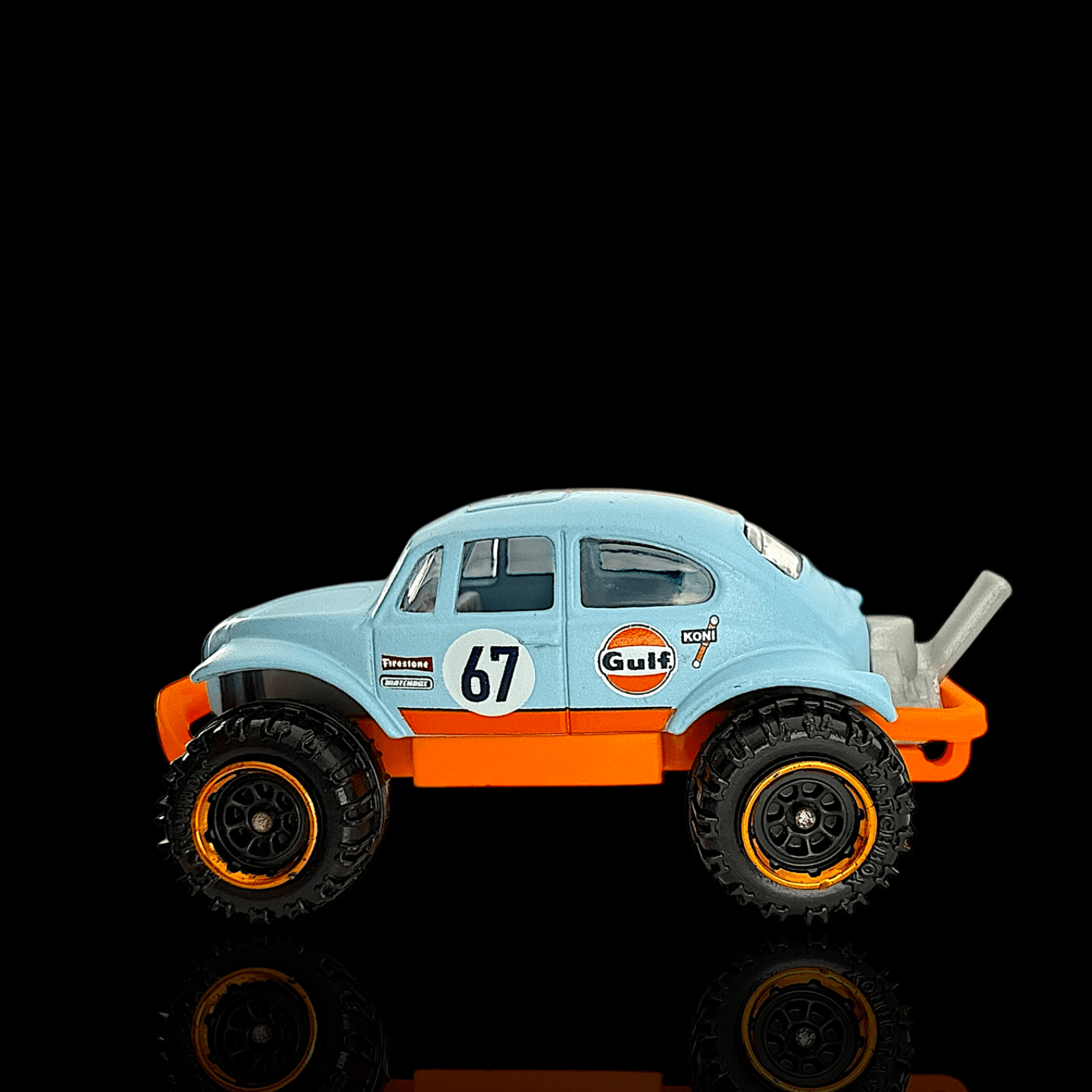 Matchbox 2012 Volkswagen Beetle 4x4 Gulf Edition #67 ~ Gulf Oil - Thumbnail 2