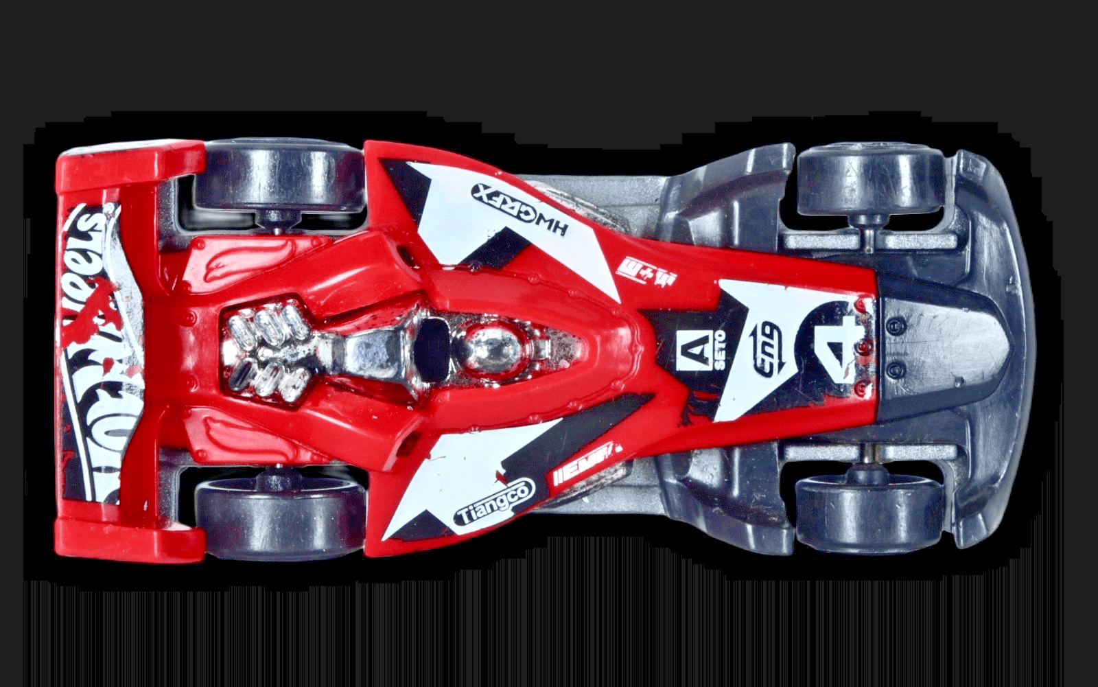 2024 Hot Wheels HW Race Day Red # 101/250 Single Seat Race Car - Thumbnail 3