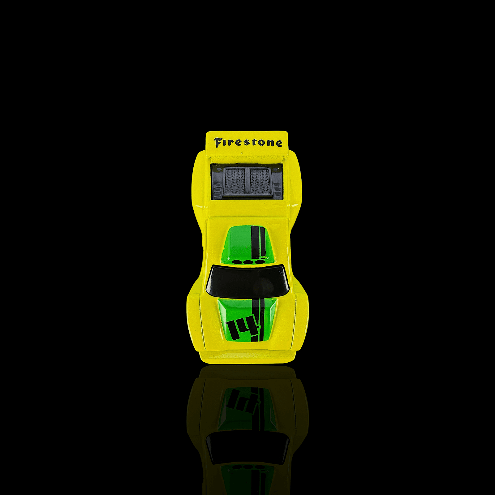 MAISTO PB-DRT Exist Firestone #14 Yellow Die cast 1:64 - Thumbnail 3