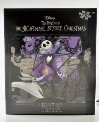 Disney Tim Burton Nightmare Before Christmas 3D Puzzle 500 Pieces - Thumbnail 2