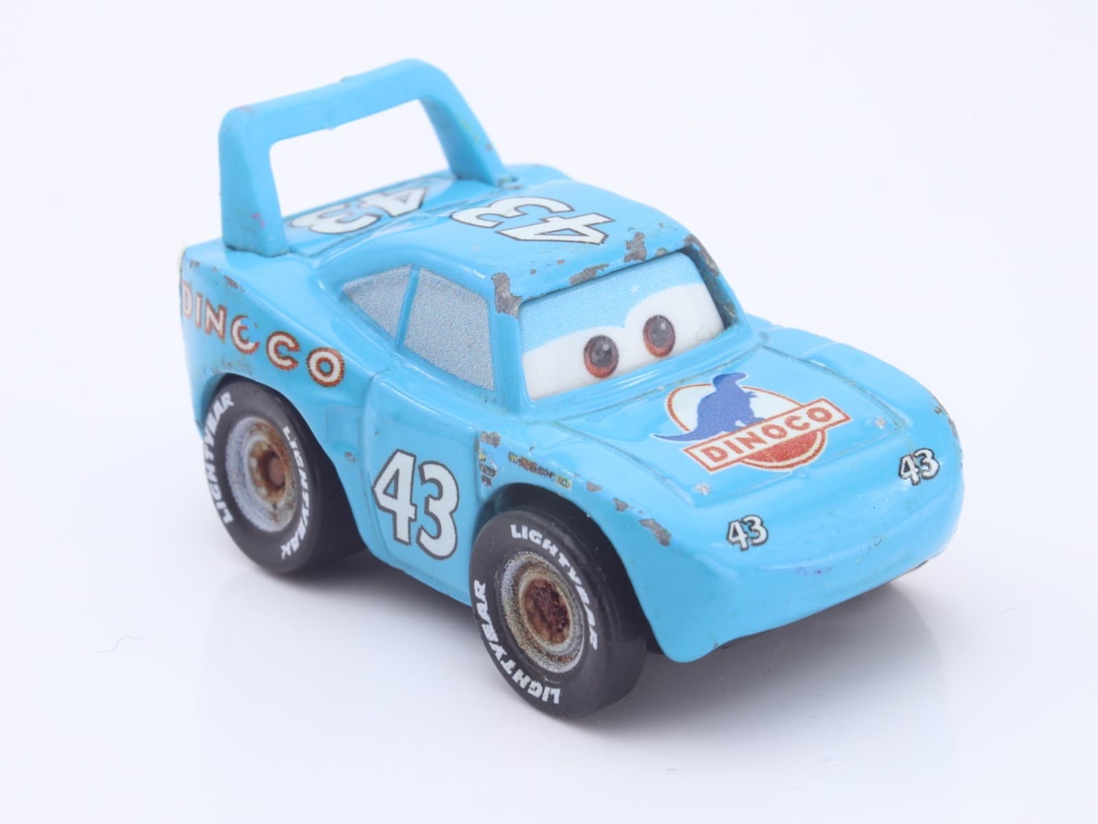 Disney Pixar Cars ~ Mini Racers ~ STRIP "THE KING" WEATHERS ~ 1/55 Blue Diecast